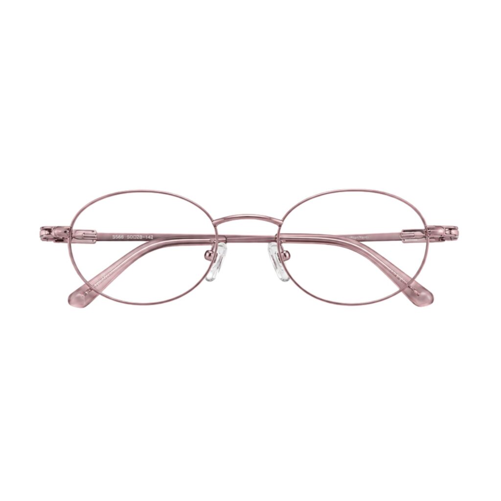 Óculos De Grau Oval Lunette Rose