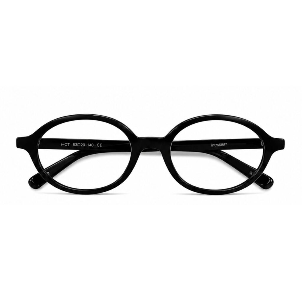 Óculos De Grau Mya Oval Preto